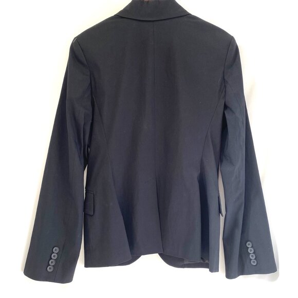 NWT EXPRESS Fitted Blazer Jacket SZ 10 Black Notch Collar 3 Button Office Career - Picture 2 of 8
